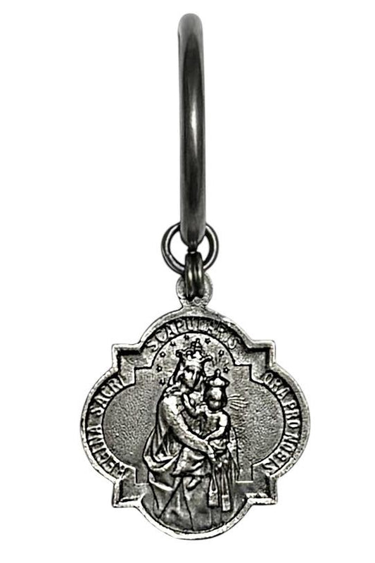 ANONYME FLAMAND Large Silver Earring