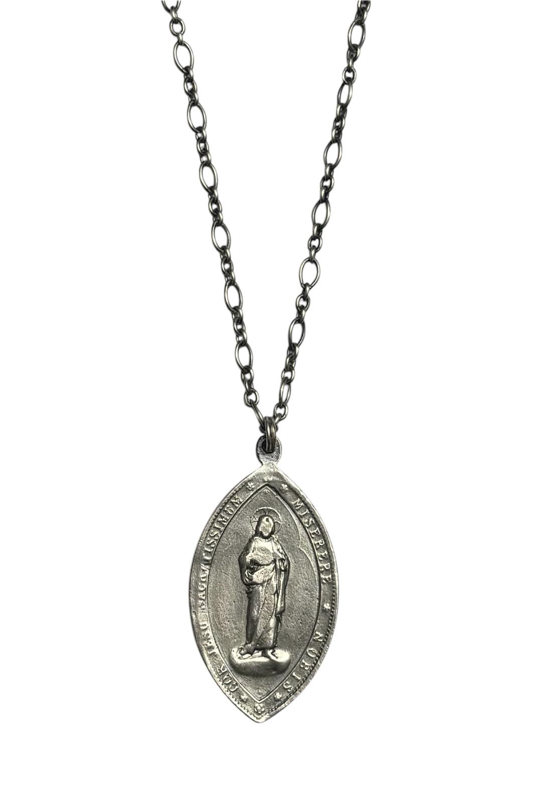 ANONYME FLAMAND Silver Diamond Necklace