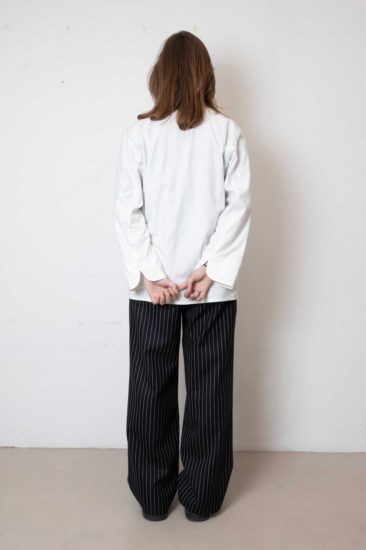Kitchen Jacket in White Twill