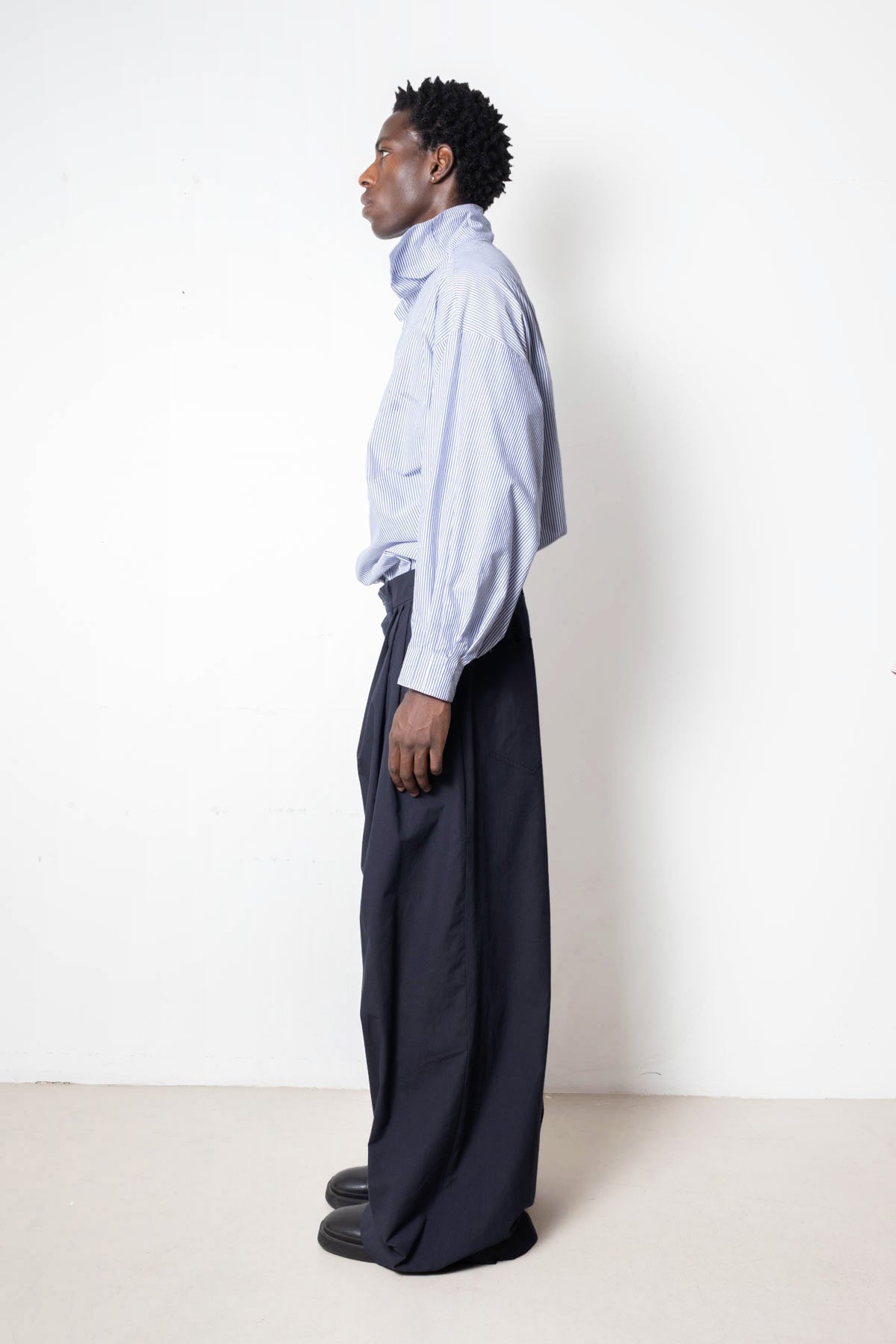 Bloom Pant in Navy Cotton Poplin