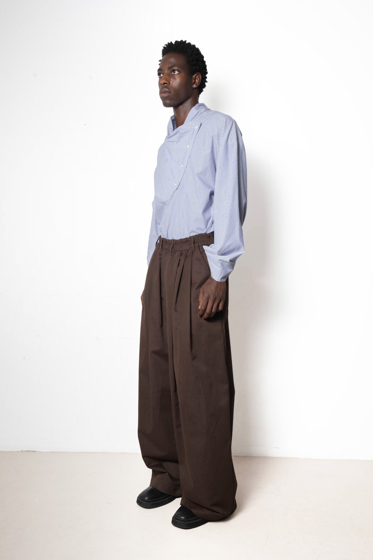 Swell Pant in Brown Heavy Drill Cotton