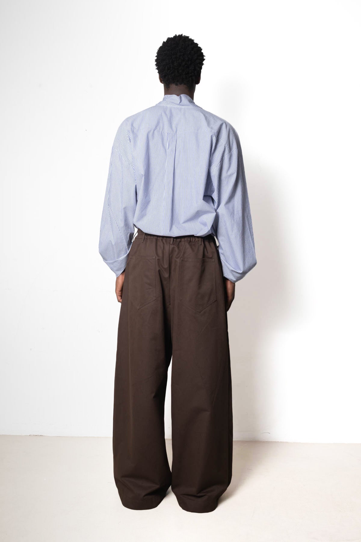 Swell Pant in Brown Heavy Drill Cotton