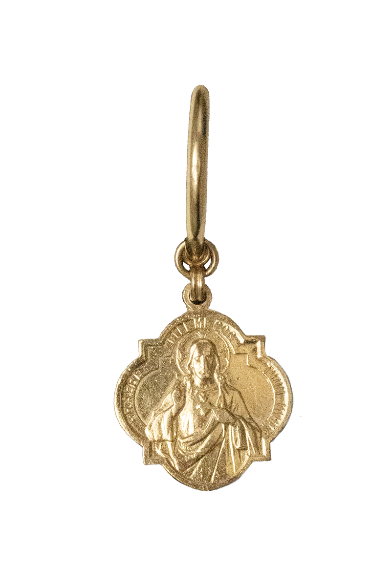 ANONYME FLAMAND Large Gold Earring