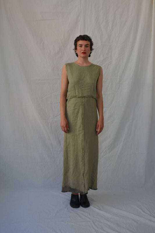 SUI GENERIS INSIDE OUT STAINED DRESS