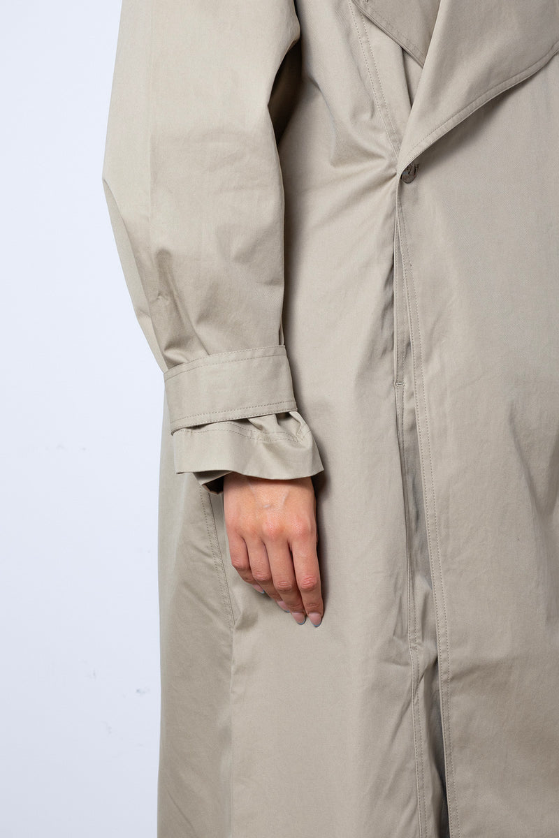 ARCHETYPE Trench coat in beige waterproof cotton