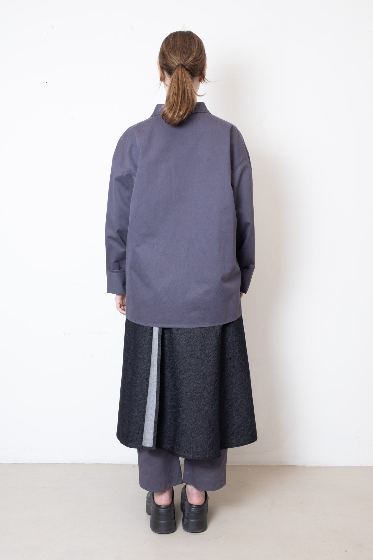 Apron in Black Denim