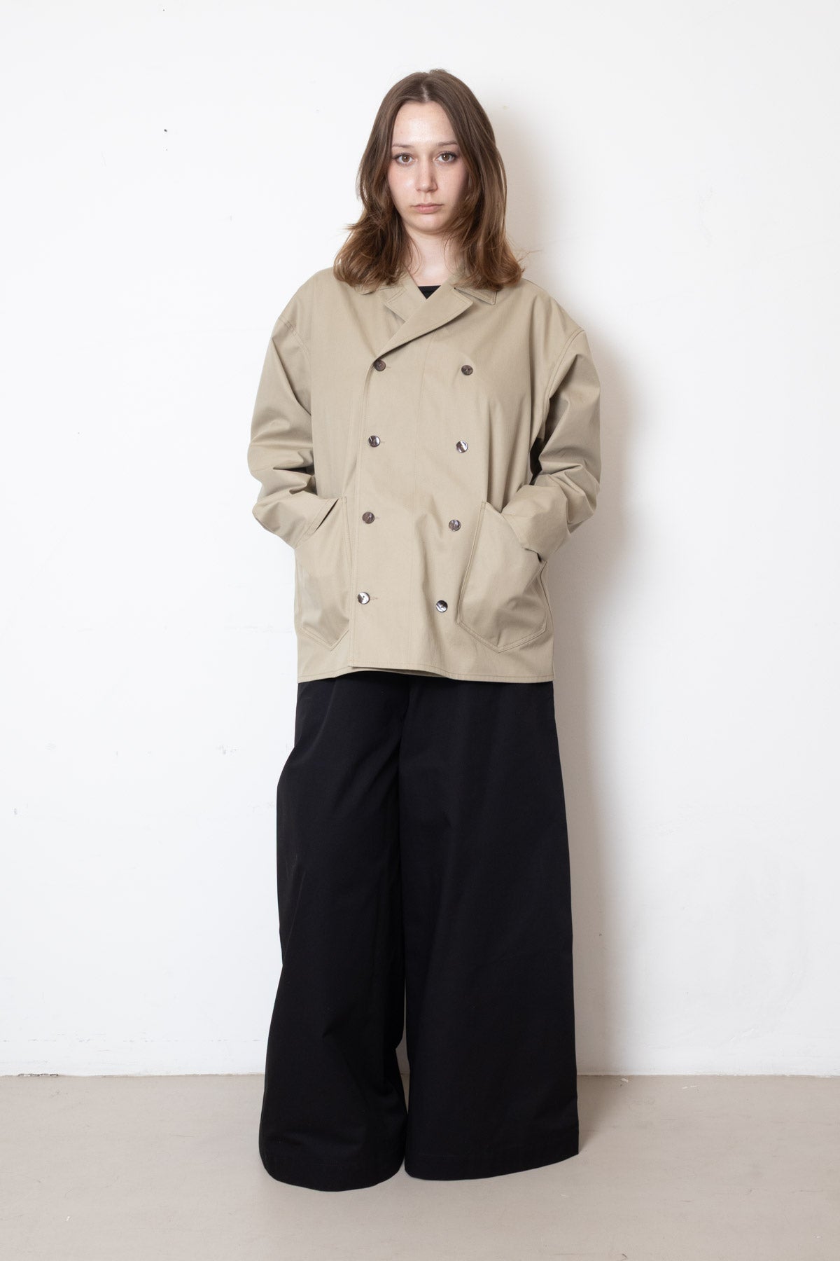 VITA ACTIVA Jacques Jacket in Beige Cotton Twill