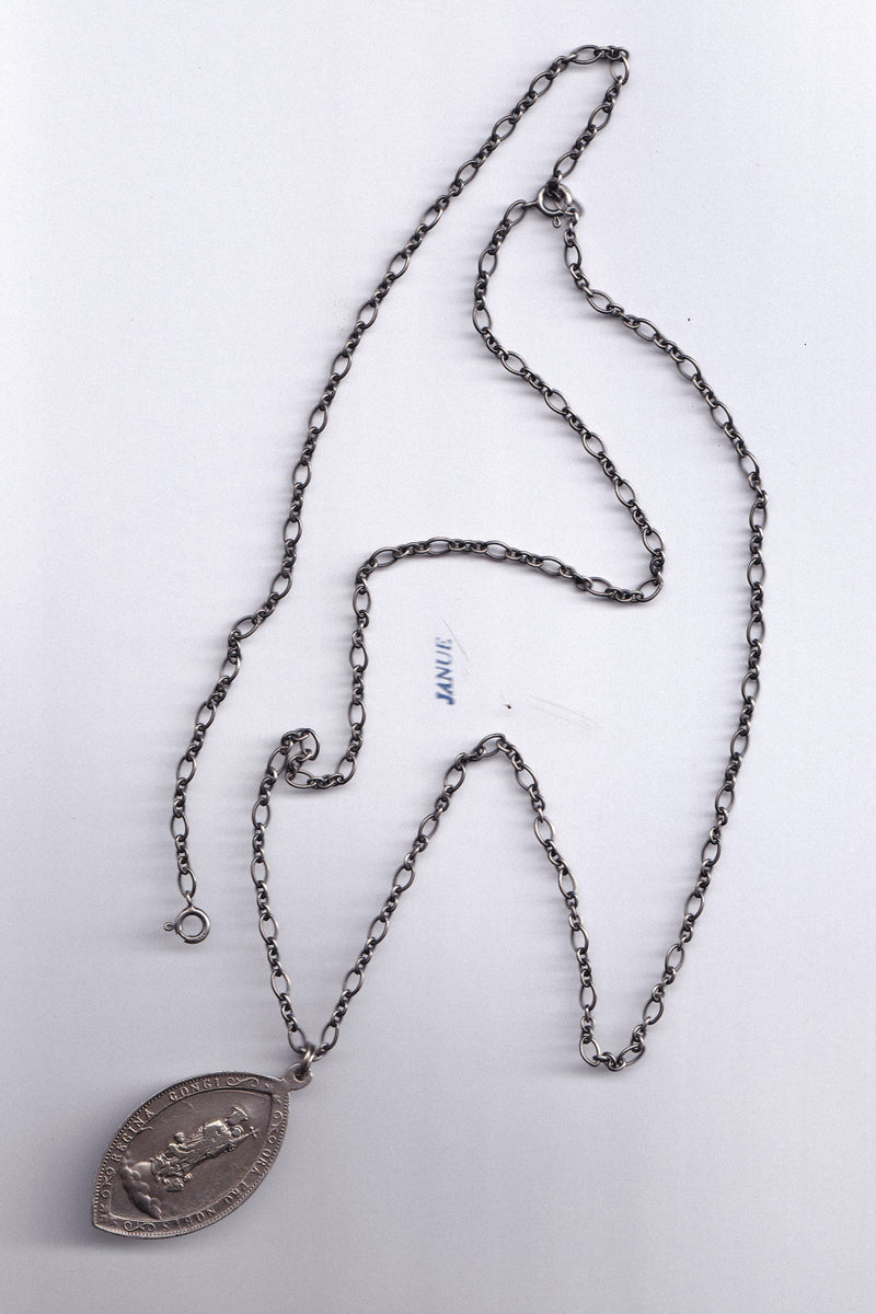 ANONYME FLAMAND Silver Diamond Necklace