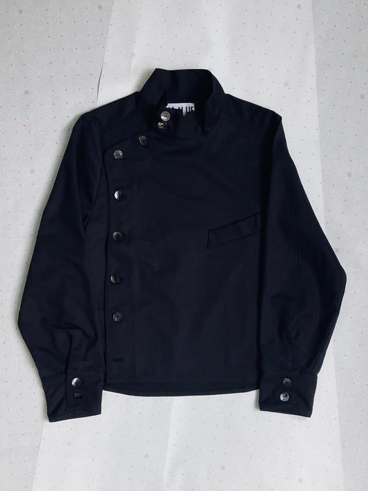 VITA ACTIVA BELL BOY JACKET BLACK HERRINGBONE