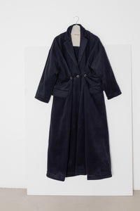 ARCHETYPE Folded Coat in Cashmere Fleece Wool