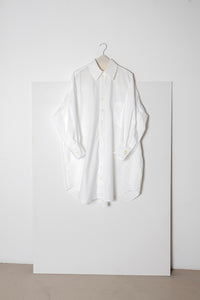 ARCHETYPE Shirt / Dress in White Cotton Poplin