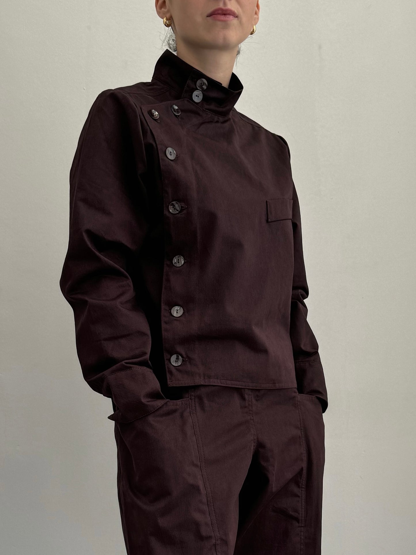 VITA ACTIVA BELL BOY JACKET PLUM