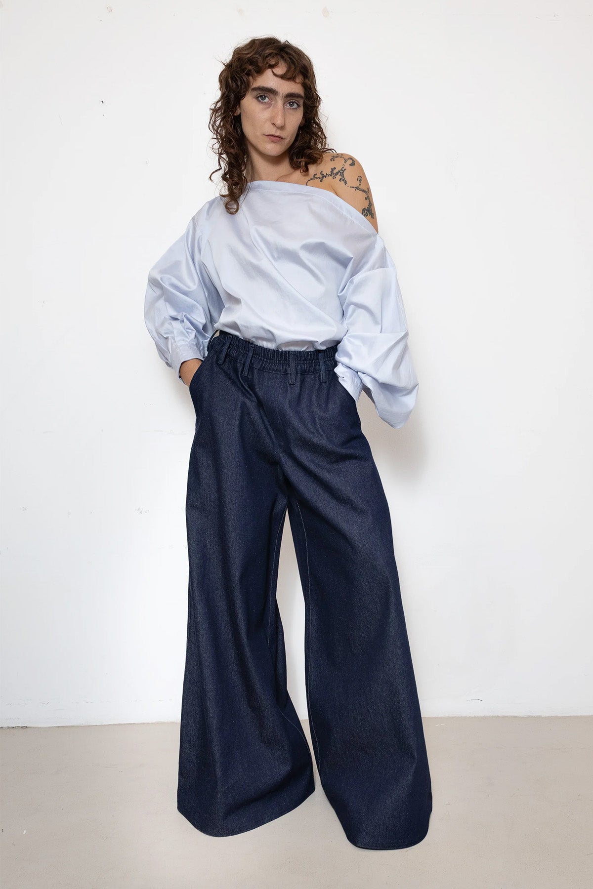 Wringing Pant in Blue Denim