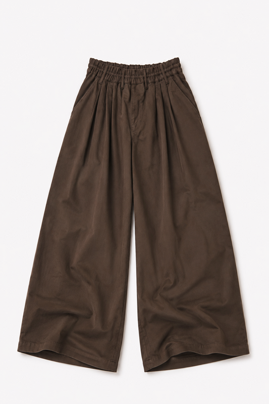 Bloom Echo Pant in Brown Heavy Drill Cotton