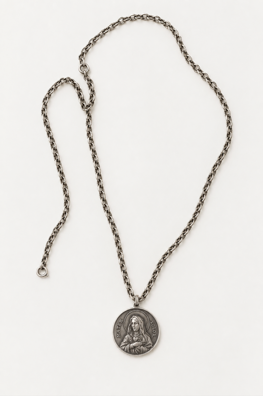 ANONYME FLAMAND Silver Circle Necklace