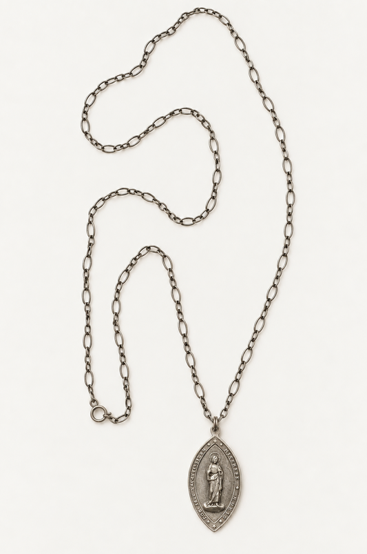 ANONYME FLAMAND Silver Diamond Necklace