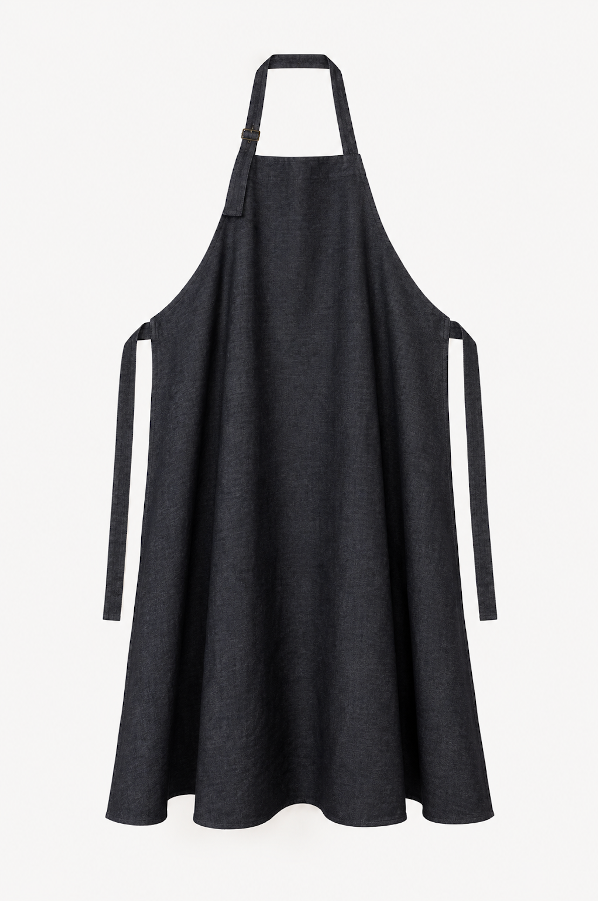 Apron in Black Denim