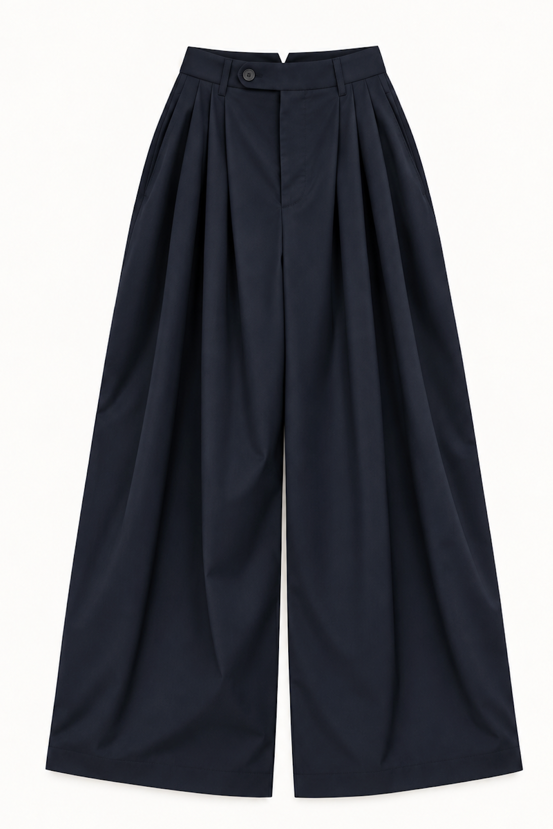 Trousers in Navy Cool Wool