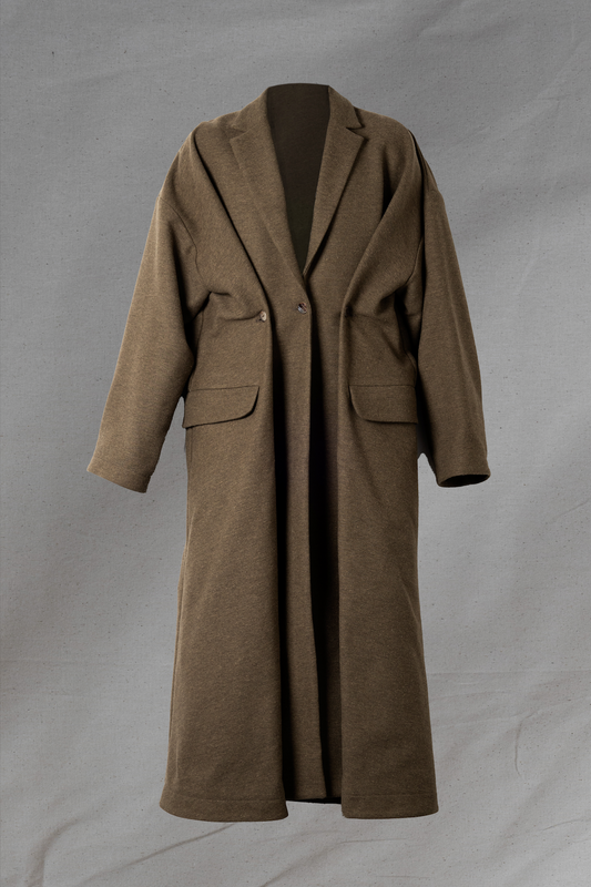 Archetype Folded Coat Heavy Wool
