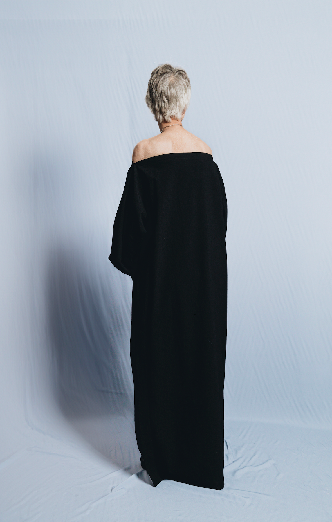 Archetype Revealing Dress Black Wool