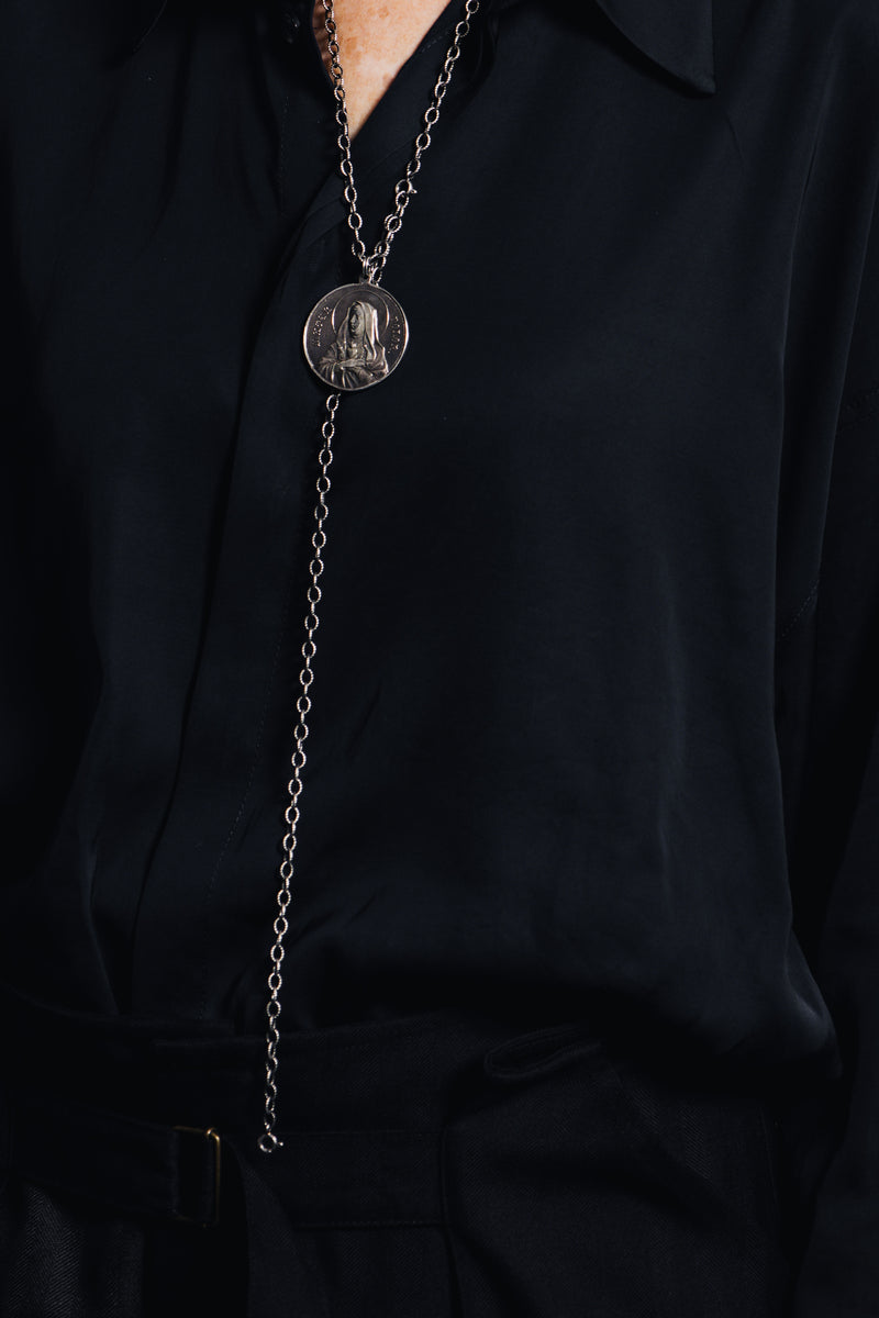 ANONYME FLAMAND Silver Circle Necklace